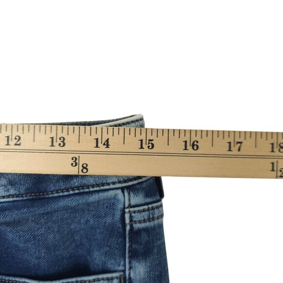 American Eagle Super Stretch Hi Rise Jegging Womens 8 Jeans Denim Distressed - Picture 13 of 15